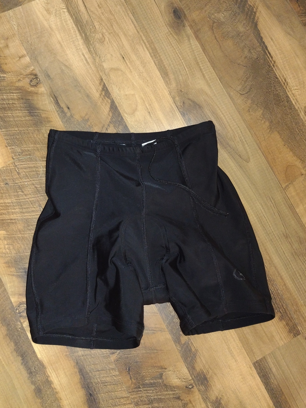 Women's Padded Bike Shorts Black Size Medium